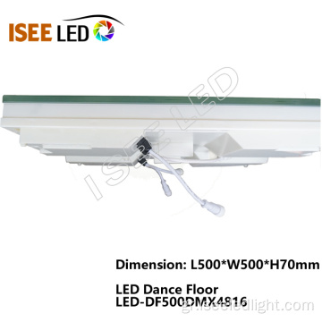 500*500mm Μουσική DMX Video LED LED Floor Light